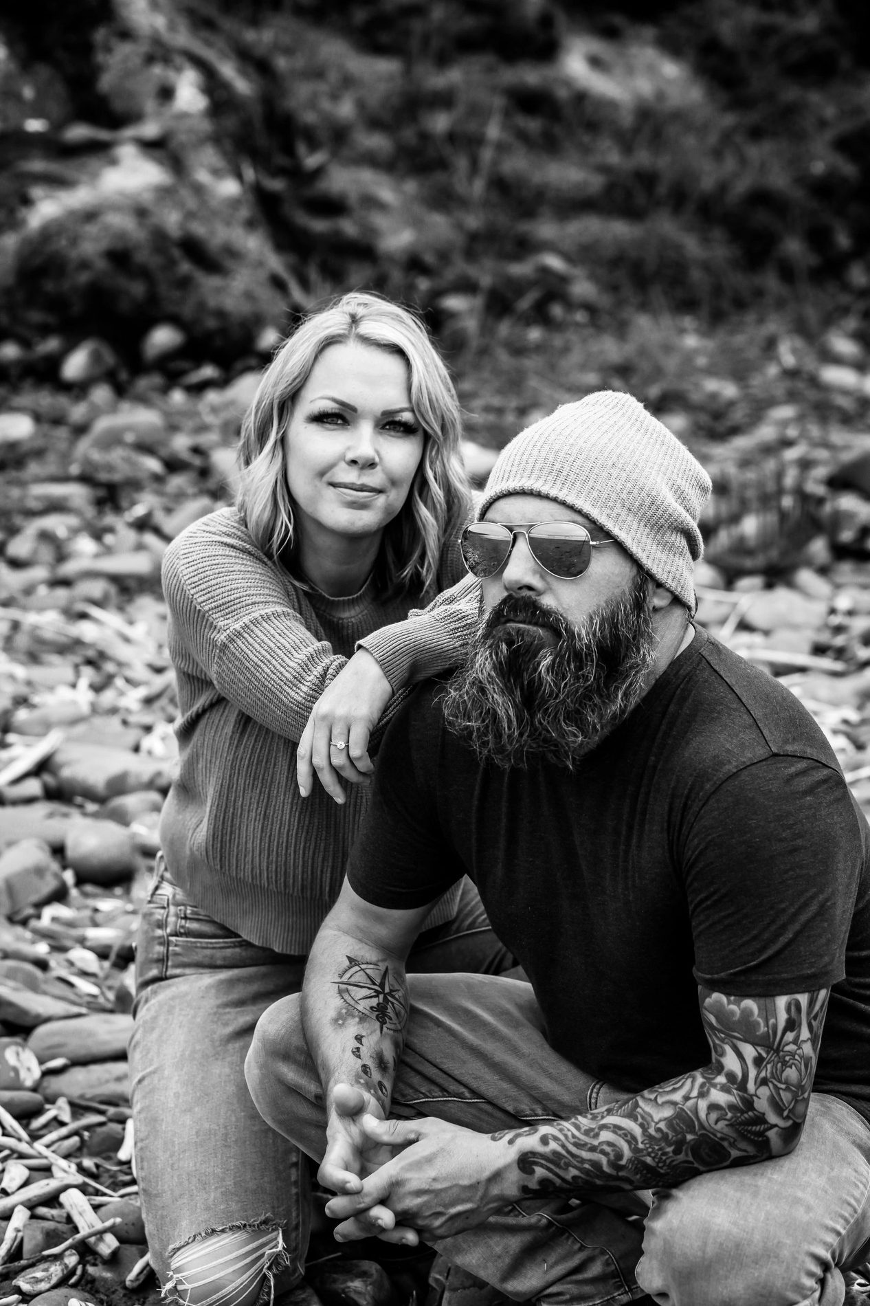 Bradley and Katie Elumbaugh together outdoors